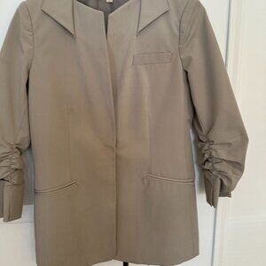 Elizabeth & james Beige Jacket with Pulled Up Sleeves